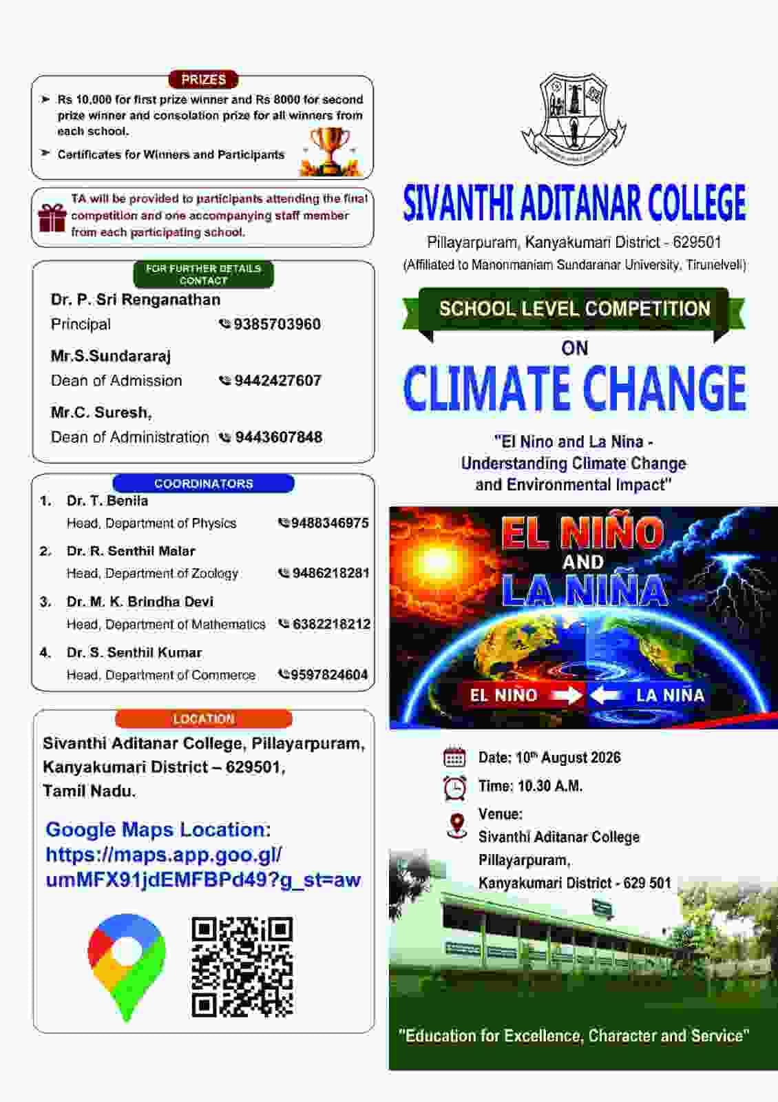 School level competition on Climate Change